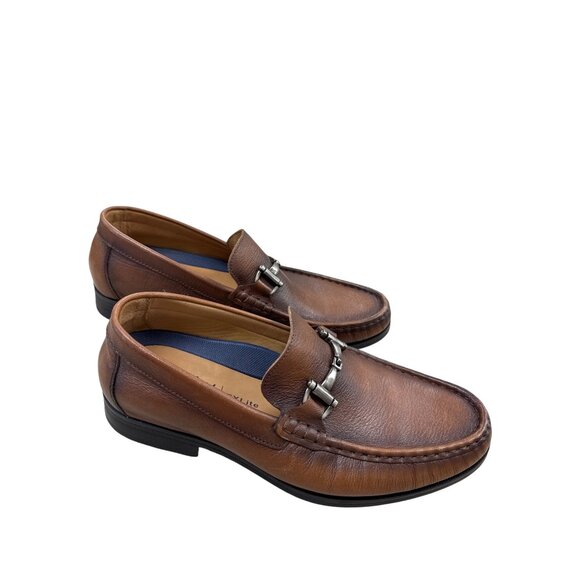 Flag LTD Nappa Glove mens brown leather loafers 8.5M SKU 7149 main image 9